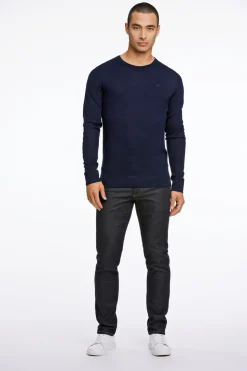 Merino strik med rund hals