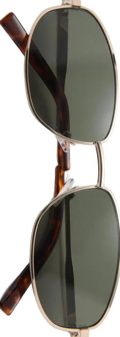 Metallic frame sunglasses
