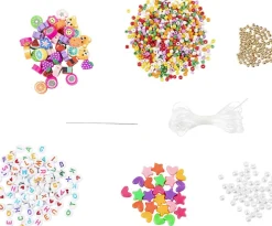 Mini DIY Mix Smykker, Farverige armbånd