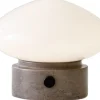 Mist Portable Lamp AP21 Grigio Caldo base
