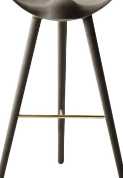 ML 42 - Barstol / Brunolieret Eg / Messing