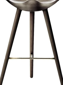 ML 42 - Bord Skammel / Brunolieret Eg / Messing