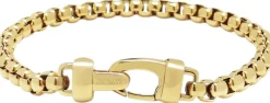 5mm Gold Box Chain Classic Bracelet