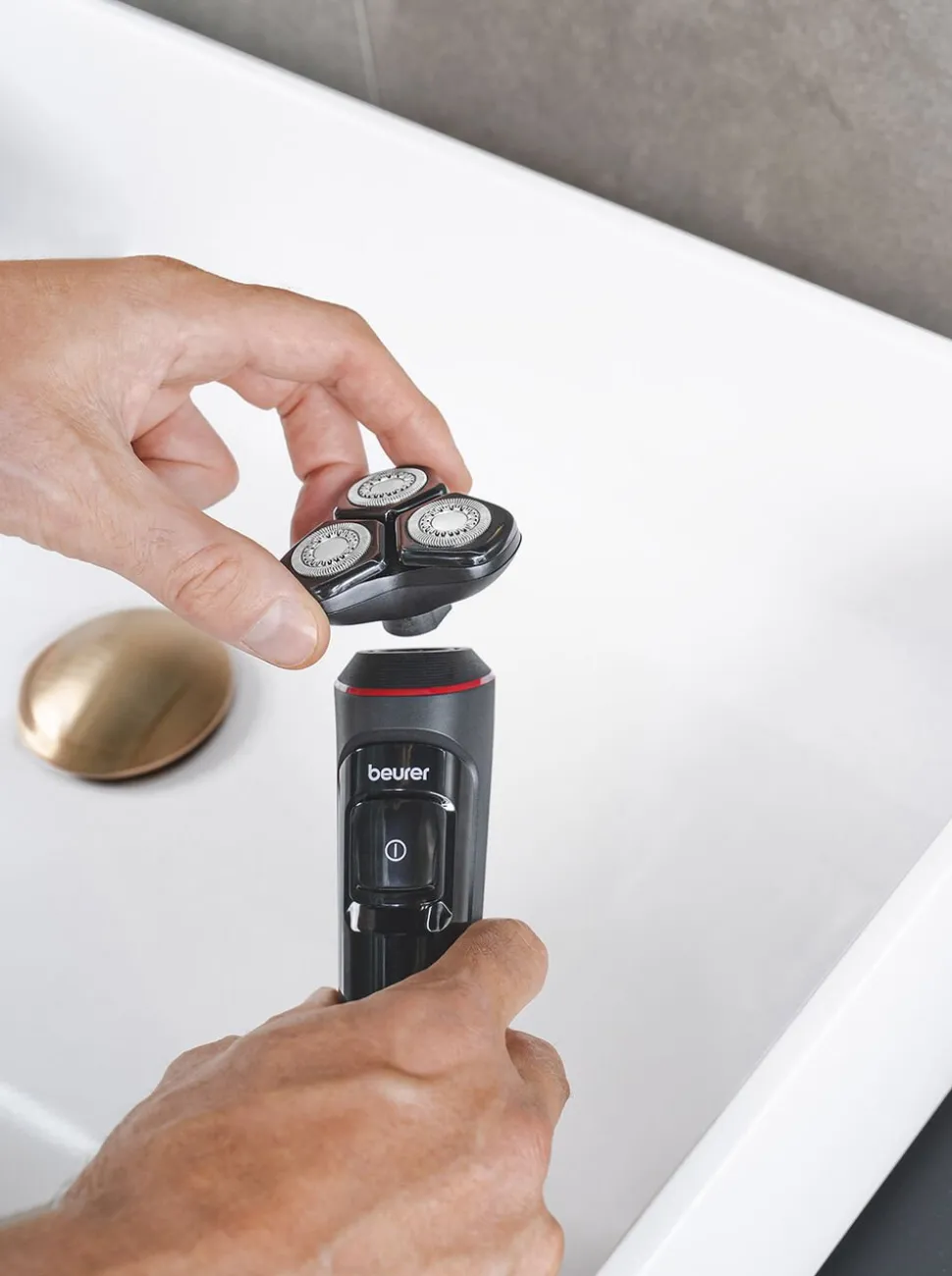 MN8X Men Care Barbermaskine med roterende hoveder