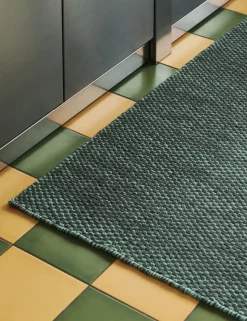 Moiré Runner-L200 x W80-Emerald green