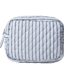 Moira 1 Make up bag Blue Stripe small