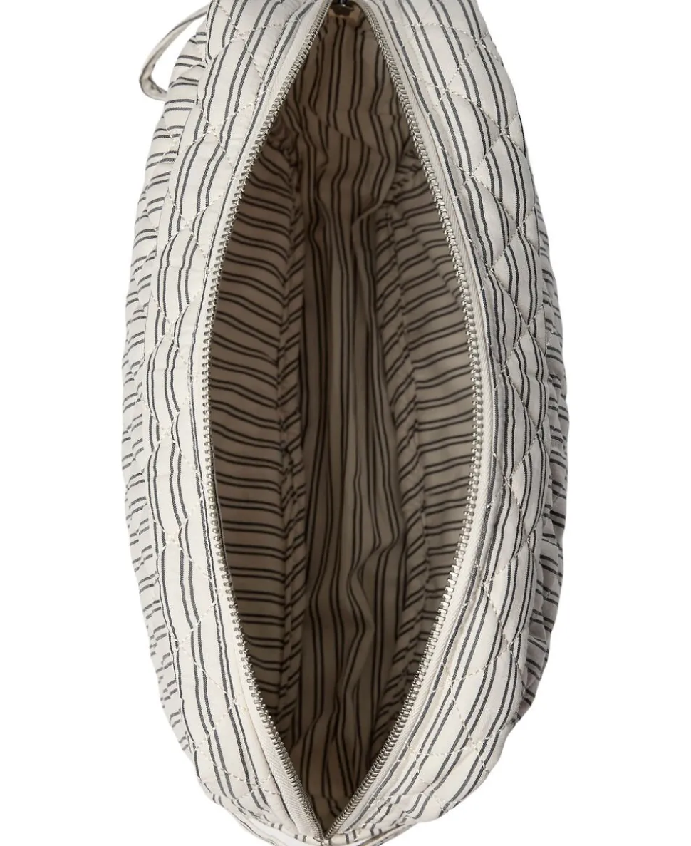 Moira Off White / Black Double Stripe