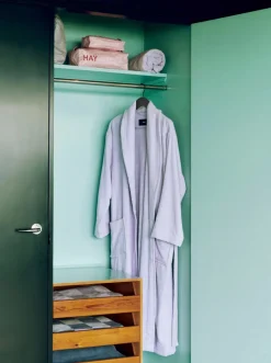 Mono Bathrobe-M/L-Lavender