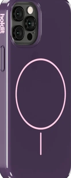 Mono Case Magsafe iPhone 12/12 Pro Deep Plum/Pink