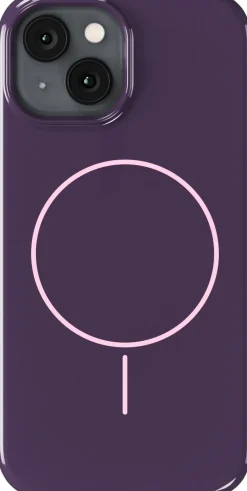 Mono Case Magsafe iPhone 15/14/13 Deep Plum/Pink
