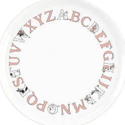 Moomin ABC tallerken Ø 20 cm Moomin salmon