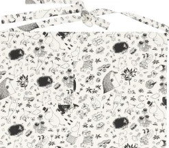 Moomin Arabia Forklæde 48x67 cm Sort/hvid