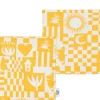 Moomin Arabia grydelapper Fest gul