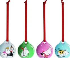 Moomin Arabia minikuglesæt 4stk Vintersport