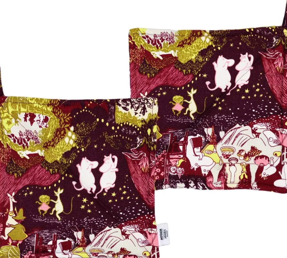 Moomin Arabia 22x22cm grydelapsæt Festlige Øjeblikke