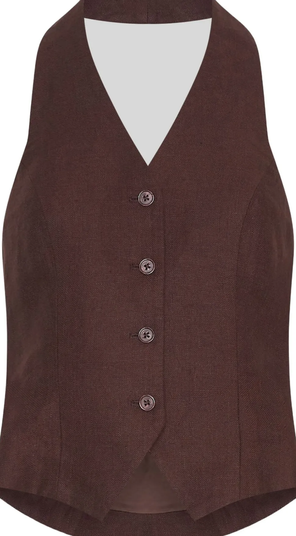 MSCHNaira Claritta Halterneck Waistcoat