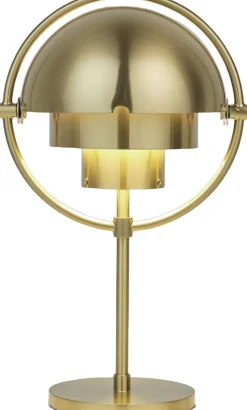 Multi-Lite Portable Lamp, EU Base: Brass, Shade: Brass Shiny
