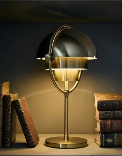 Multi-Lite Portable Lamp, EU Base: Brass, Shade: Brass Shiny