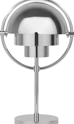 Multi-Lite Portable Lamp, EU Base: Chrome, Shade: Chrome