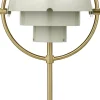 Multi-Lite Portable Lamp, EU Base: Brass, Shade: Pastel Gray