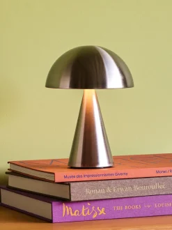 Mush Portable Lamp Nickel