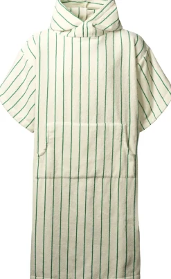 Naram Poncho - pure white & grass