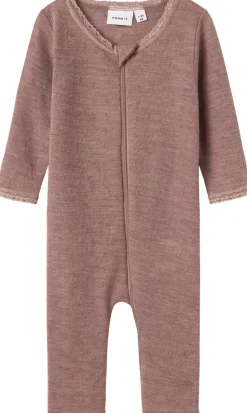 NBFWANG WOOL NEEDLE NIGHTSUIT SOLID
