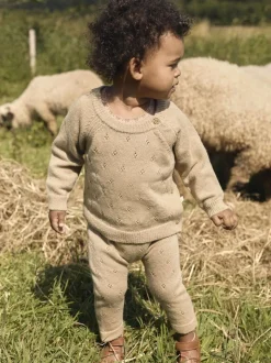 NBNNALIO WOOL LS WRAP KNIT LIL