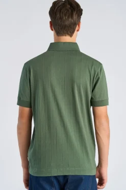 Needle drop polo S/S