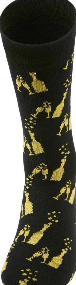 New year bamboo sock