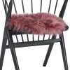 New Zealand Sheepskin, Seat Cover, Long-Wool, Round 38cm