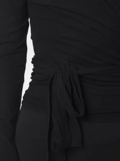 Nia Jersey Wrap Blouse