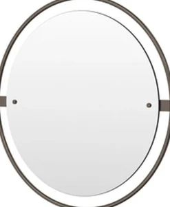 Nimbus, Mirror Ø60, Bronzed Brass