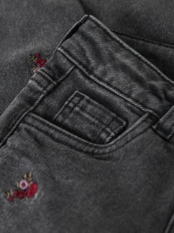 NMFBELLA MOM EMB JEANS 1224-SM NOOS