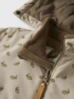 NMFLASNOW10 SNOWSUIT AOP FO LIL