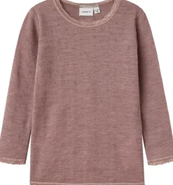 NMFWANG WOOL NEEDLE LS TOP SOLID NO