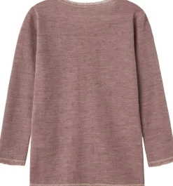 NMFWANG WOOL NEEDLE LS TOP SOLID NO