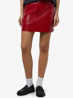 NMKANE NW VINYL SHORT SKIRT