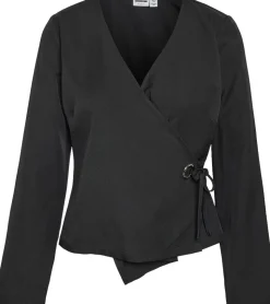 NMVICK L/S WRAP EYELET TOP