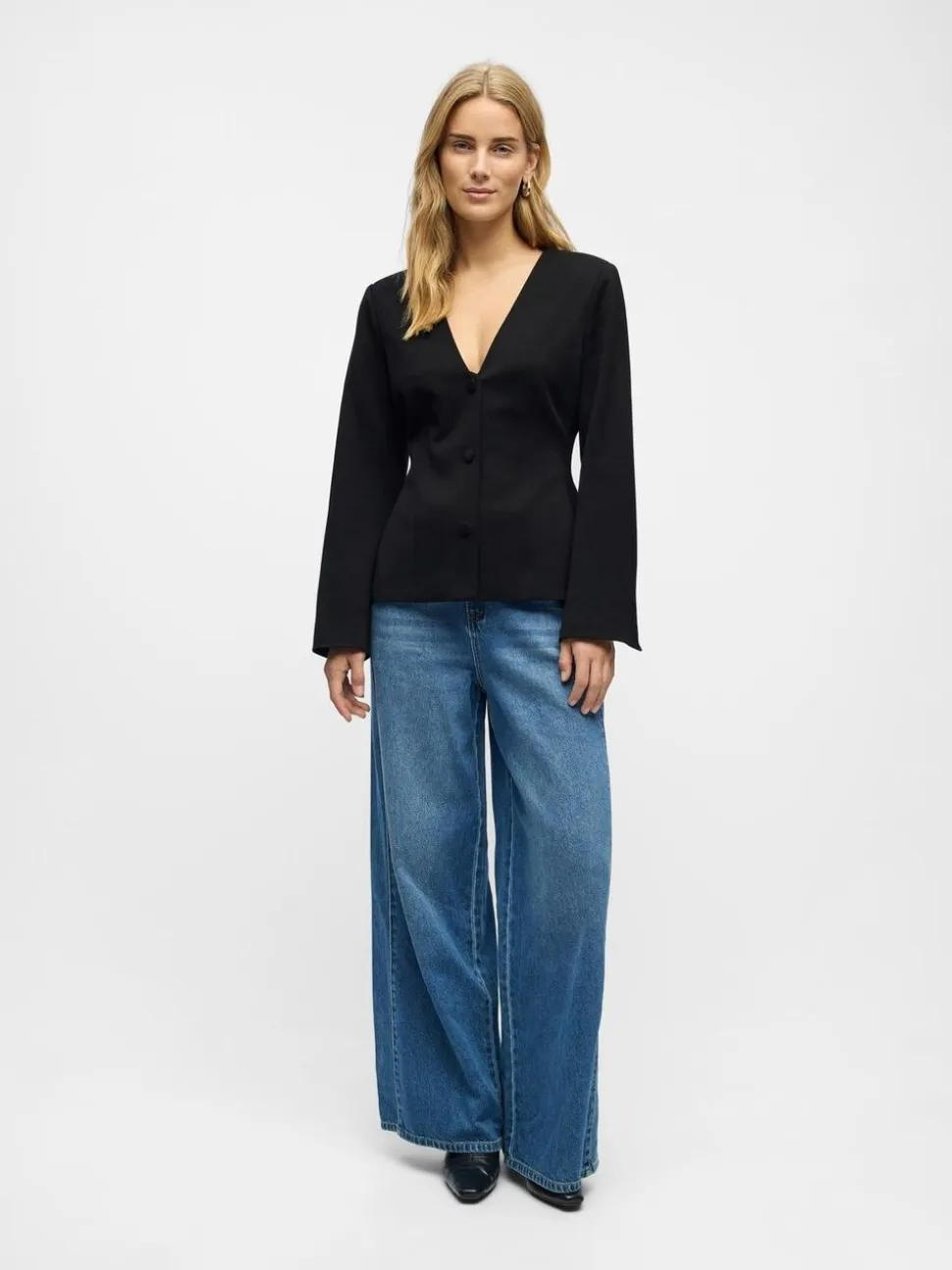 OBJARIA LISA L/S RE BLAZER NOOS