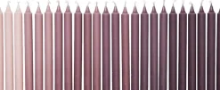 Ombre Candles - Set of 24 - Dark Grape