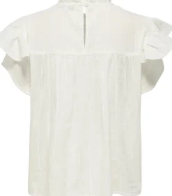 ONLHEIKE S/L FRILL O-NECK TOP WVN