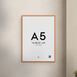 Orange Wood Frame
