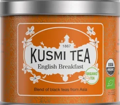 Organic English Breakfast - Metal tin 100gr/3.52oz.