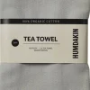 Organic tea towel 2 pack Stone