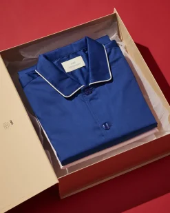 Outline Pyjama L/S Shirt-XS/S-Vivid