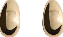 Oval volume earrings