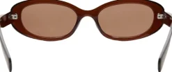 Oval-frame sunglasses