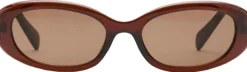 Oval-frame sunglasses