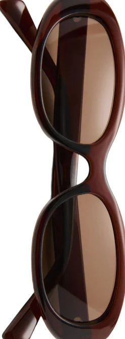 Oval-frame sunglasses